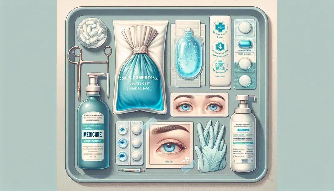 Cuidados pós-blefaroplastia
